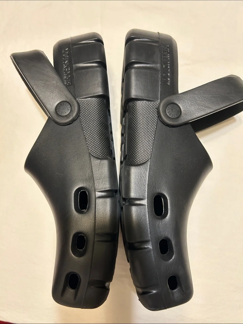 Birkenstock Black EVA Slip-On Sandals with Heel Strap